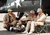 Kevin with Fellow airshow pilots Dan and Lenny